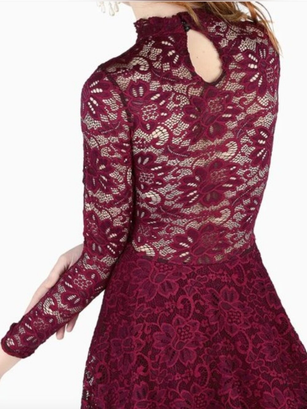 Black Milk Wine Lace Dress - Picture 3 of 5